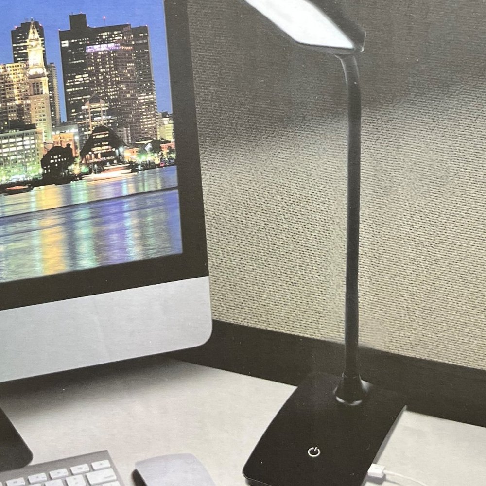 LED Desk Lamp with USB charging port